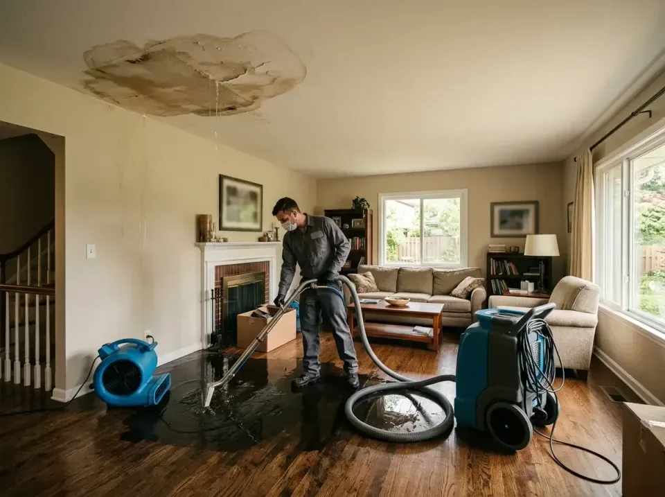 attic-pipe-burst-ceiling-drip-008 — frequently asked questions, Water Damage Restoration & Carpet Care in Bellbrook, OH